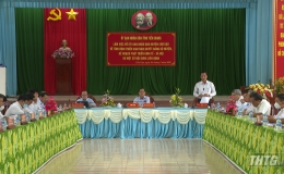 Chủ tịch UBND tỉnh Tiền Giang làm việc với UBND huyện Chợ Gạo