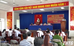 Chủ tịch HĐND tỉnh tiếp xúc cử tri huyện Châu Thành