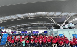 Đoàn Việt Nam lên đường dự ASEAN Para Games 11 trên chuyến bay đặc biệt