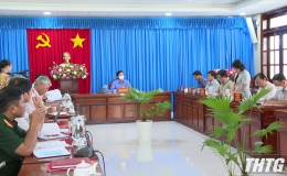 Bí thư Tỉnh ủy Tiền Giang làm việc với Ban Thường vụ huyện ủy Cai Lậy