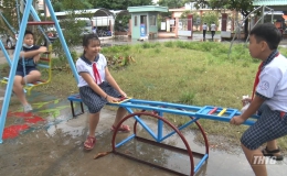 Gò Công Đông: thêm 1 điểm vui chơi lành mạnh cho trẻ em