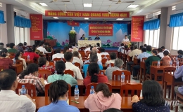 Đại biểu Quốc hội tỉnh Tiền Giang tiếp xúc cử tri huyện Gò Công Đông