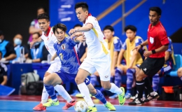 Đội futsal Việt Nam vào vòng tứ kết giải futsal châu Á 2022