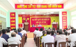 ĐBQH tỉnh Tiền Giang tiếp xúc cử tri huyện Châu Thành