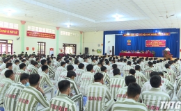 Trại giam Phước Hòa giảm thời hạn chấp hành án phạt tù cho 470 phạm nhân
