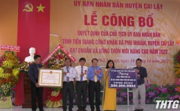Xã Phú Nhuận – huyện Cai Lậy đạt chuẩn Nông thôn mới nâng cao