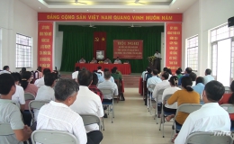 Chủ tịch HĐND tỉnh Tiền Giang tiếp xúc cử tri tại huyện Châu Thành