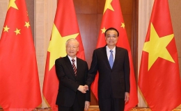 Tổng Bí thư Nguyễn Phú Trọng hội kiến Thủ tướng Quốc vụ viện Trung Quốc Lý Khắc Cường