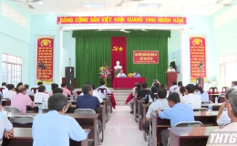 Đại biểu Quốc hội tỉnh Tiền Giang tiếp xúc cử tri huyện Châu Thành