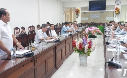 Đài PT&TH Tiền Giang làm việc với huyện Cái Bè về việc tuyên truyền trong năm 2023