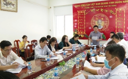 Đoàn Đại biểu Quốc hội tỉnh Tiền Giang giám sát tại huyện Tân Phú Đông