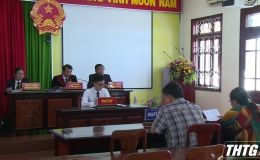 Tòa án nhân dân tỉnh Tiền Giang xét xử vụ án người dân khởi kiện UBND huyện Gò Công Đông