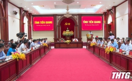 Thủ tướng Chính phủ Phạm Minh Chính làm việc với Ban Thường vụ Tỉnh ủy Tiền Giang