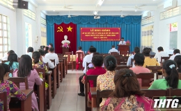 Trường Chính trị Tiền Giang khai giảng Lớp Quản lý nhà nước ngạch chuyên viên chính