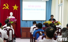 Phó Chủ tịch UBND tỉnh Nguyễn Thành Diệu dự Lễ ra quân tổng điều tra dân số 2024