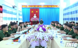 Bộ Tham mưu Quân khu 9 kiểm tra công tác huấn luyện tại Tiền Giang