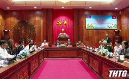 UBND tỉnh tiền Giang làm việc với tỉnh Pursat Campuchia