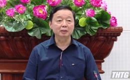 Phó Thủ tướng Trần Hồng Hà làm việc với Tiền Giang về phòng chống hạn mặn