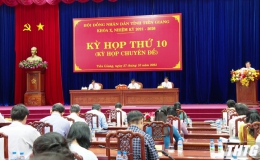 HĐND tỉnh Tiền Giang thông báo kỳ họp thứ 12