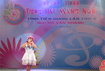 Khai mạc Hội thi Tiếng hát Măng non tỉnh Tiền Giang lần thứ IV năm 2013 – giải Hồ Văn Nhánh