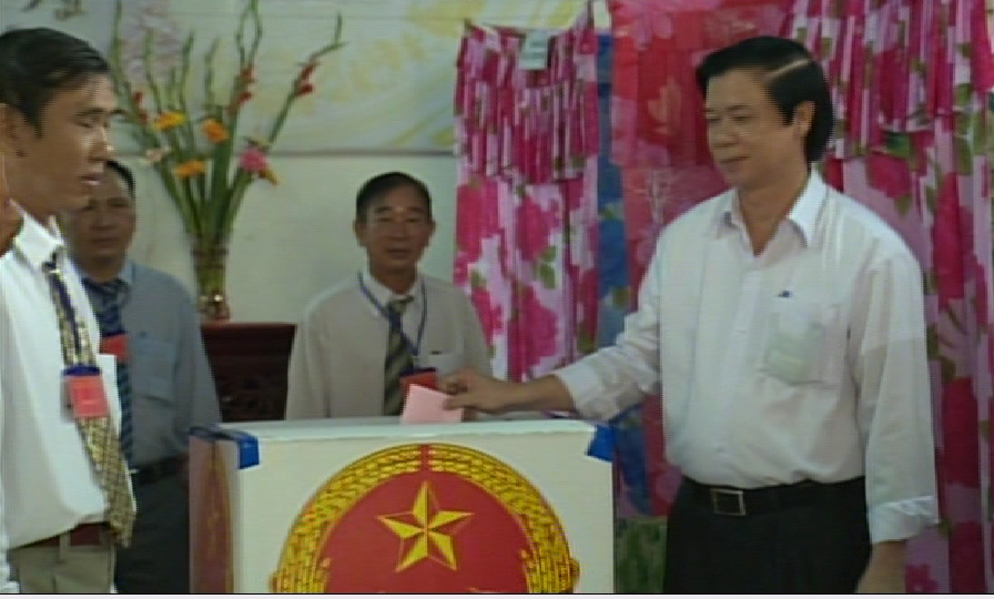 Cử tri Tiền Giang nô nức đi bầu cử đại biểu Quốc hội khóa XIV và đại biểu HĐND các cấp nhiệm kỳ 2016 – 2021.