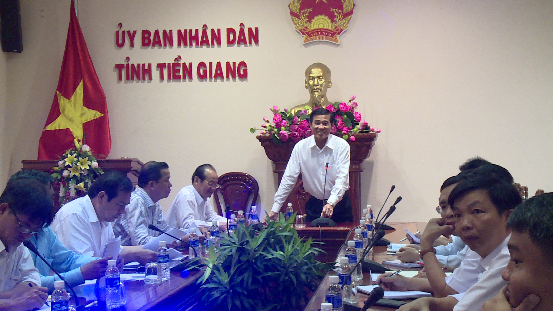 Lãnh đạo UBND tỉnh gặp gỡ các doanh nghiệp chuẩn bị đầu tư tại Tiền Giang
