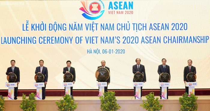 Thu tuong thuc hien nghi thuc Khoi dong nam ASEAN 2020