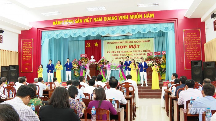 Tiền Giang họp mặt Kỷ niệm 92 năm Ngày truyền thống ngành Tuyên giáo của Đảng