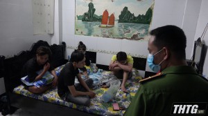 Bắt 8 đối tượng sử dụng ma túy tại khách sạn Hương Tràm, TP. Mỹ Tho
