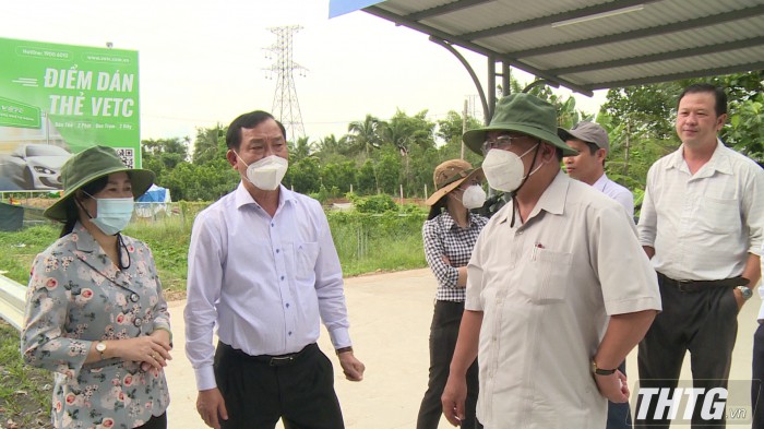 Lãnh đạo tỉnh Tiền Giang kiểm tra công tác chuẩn bị thu phí không dừng cao tốc Trung Lương – Mỹ Thuận