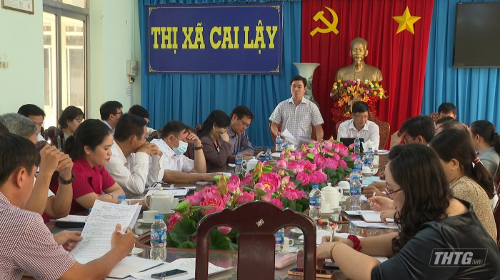 HĐND tỉnh Tiền Giang làm việc với UBND thị xã Cai Lậy về việc triển khai các công trình dự án đầu tư công
