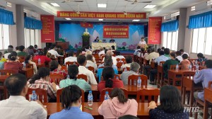 Đại biểu Quốc hội tỉnh Tiền Giang tiếp xúc cử tri huyện Gò Công Đông