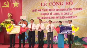 Xã Tân Phú ra mắt xã nông thôn mới nâng cao