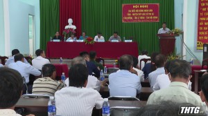 Đại biểu HĐND tỉnh tiếp xúc cử tri huyện Châu Thành