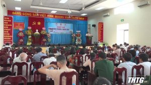 Thị trấn Vàm Láng tổ chức ngày hội Biên phòng toàn dân