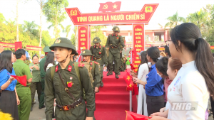 Gần 1.800 thanh niên Tiền Giang hăng hái lên đường bảo vệ Tổ quốc