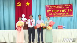 Bà Đỗ Thị Thu Trang được bầu giữ chức Phó Chủ tịch UBND huyện Tân Phước