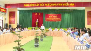 HĐND tỉnh Tiền Giang sơ kết công tác phối hợp với Thường trực HĐND cấp huyện
