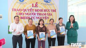 Đơn vị đầu tiên của Tiền Giang hỗ trợ BHXH tự nguyện cho người lao động