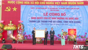 Tiền Giang long trọng tổ chức Lễ công bố thành lập thành phố Gò Công