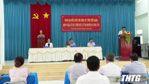 Đại biểu Quốc hội tỉnh Tiền Giang tiếp xúc cử tri huyện Gò Công Tây