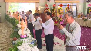 Lãnh đạo tỉnh Tiền Giang dự Lễ Phật đản Phật lịch 2024