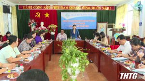 Phó Chủ tịch Trung ương Hội LHPN Việt Nam làm việc với Hội LHPN tỉnh Tiền Giang