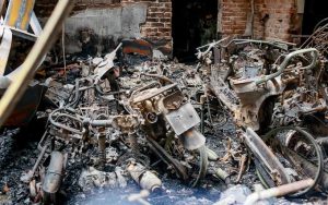 Hiện trường vụ cháy nhà trọ khiến 14 người tử vong