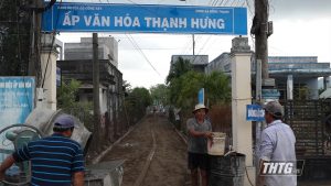Xã Đồng Thạnh đầu tư giao thông nông thôn hướng đến xã nông thôn mới nâng cao