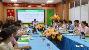 Phó Chủ tịch thường trực UBND tỉnh Trần Văn Dũng chủ trì hội nghị quý 2 hoạt động Tín dụng chính sách
