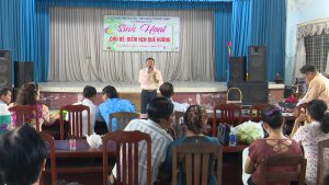 Câu lạc bộ đờn ca tài tử huyện Tân Phước biểu diễn giao lưu
