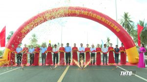 Tiền Giang thông xe ĐT 864 giai đoạn 1 từ Quốc lộ 50 đến ĐT 877B và cầu Chợ Gạo